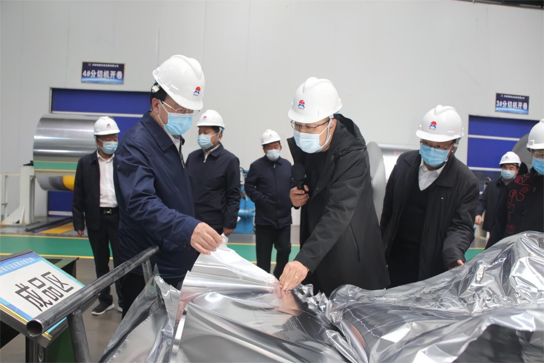 河南省副省长何金平莅临大发国际铝业调研
