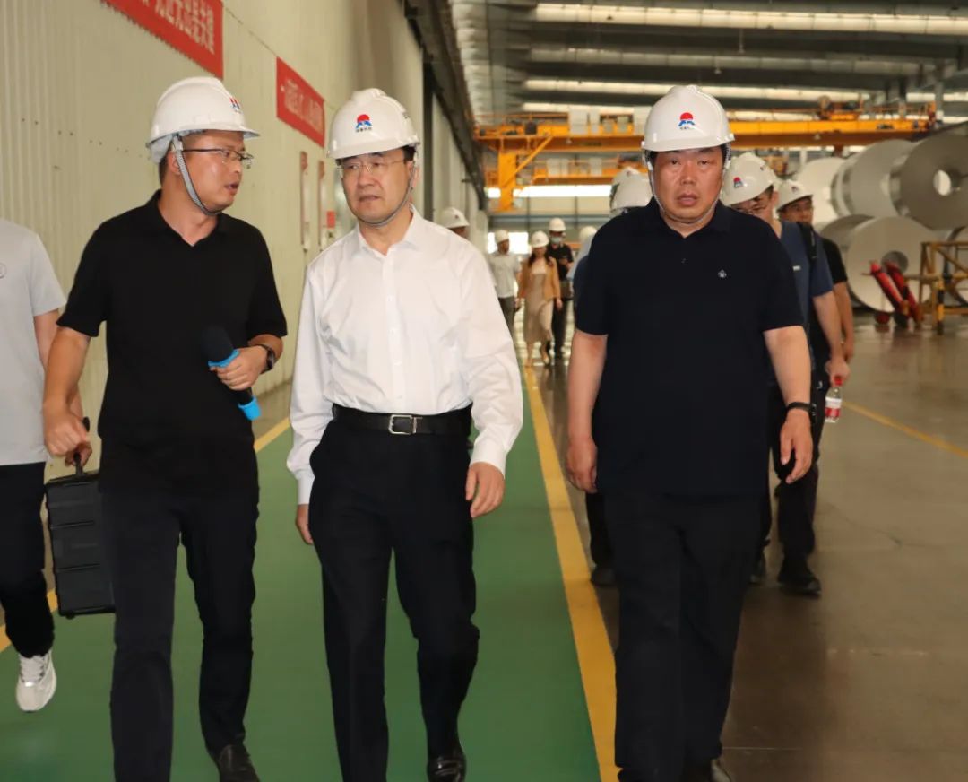 中国工业互联网研究院党委书记田川一行莅临大发国际铝业调研