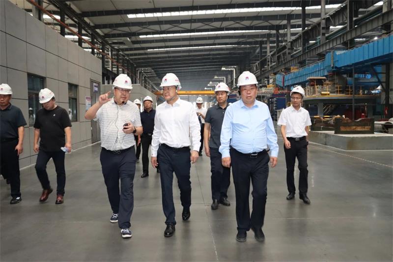 山东省临朐县党政考察团到大发国际铝业参观考察
